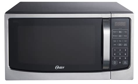 Over-the-range <b>microwave</b> with WideView window adds to the modern look while the intuitive SmoothTouch glass controls assure easy operation Premium stainless-steel finish with PrintProof resists fingerprints and smudges to uplift overall aesthetics of your kitchen Dimensions: Width: 75. . Oster microwave manual
